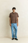 RHYTHM Tangier Ss Shirt Chocolate