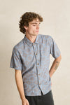 RHYTHM Tangier Ss Shirt Navy