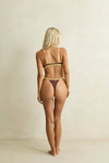 RHYTHM Tierra Contrast Hi Cut Skimpy Pant Chocolate