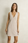 RHYTHM Daisy Floral Mini Dress Sand