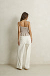 RHYTHM Daisy Floral Top Sand