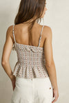 RHYTHM Daisy Floral Top Sand
