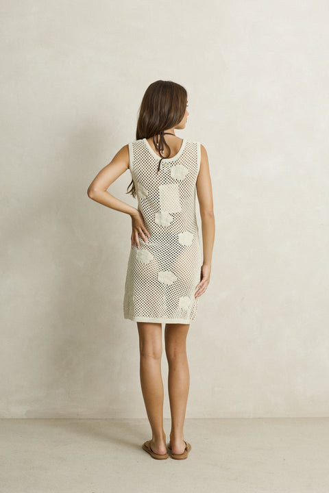 RHYTHM Palomar Knit Mini Dress Natural