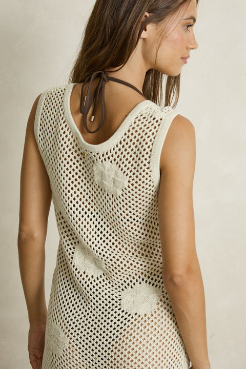 RHYTHM Palomar Knit Mini Dress Natural