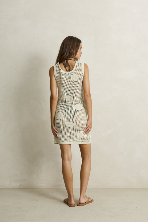 RHYTHM Palomar Knit Mini Dress Natural
