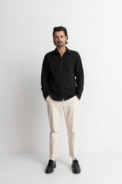 RHYTHM - Classic Linen Ls Shirt