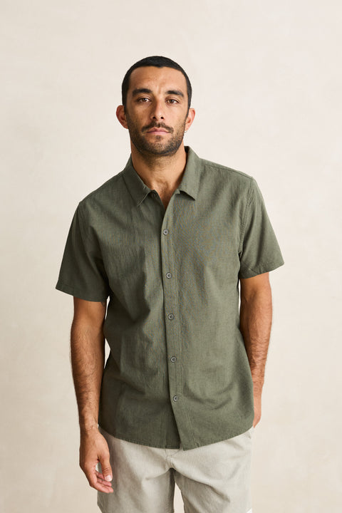 RHYTHM Classic Linen Ss Shirt