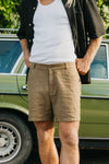 OTTWAY Miller Textured Linen Shorts