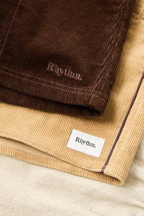 RYHTHM Haight Cord Short Chocolate