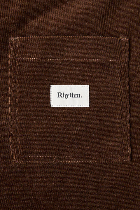 RYHTHM Haight Cord Short Chocolate