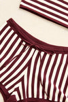 RHYTHM Daybreak Stripe Knit Micro Short Paprika