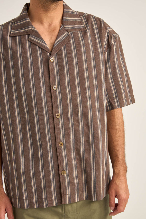 RHYTHM Baja Relaxed Stripe SS Shirt