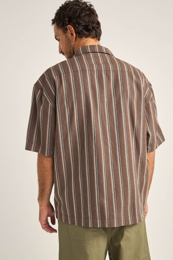 RHYTHM Baja Relaxed Stripe SS Shirt