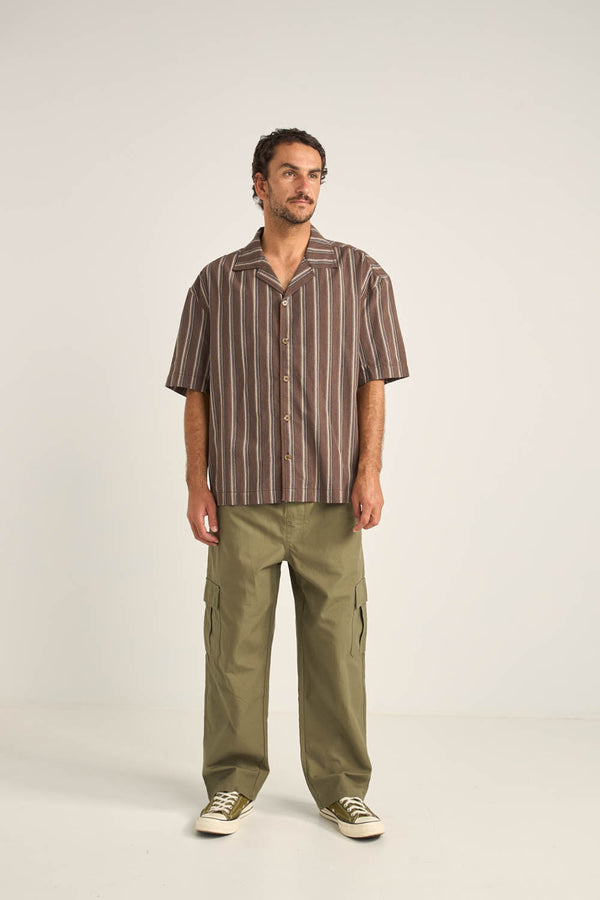 RHYTHM Baja Relaxed Stripe SS Shirt