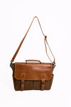 Ashton Canvas Messenger Bag - Earth