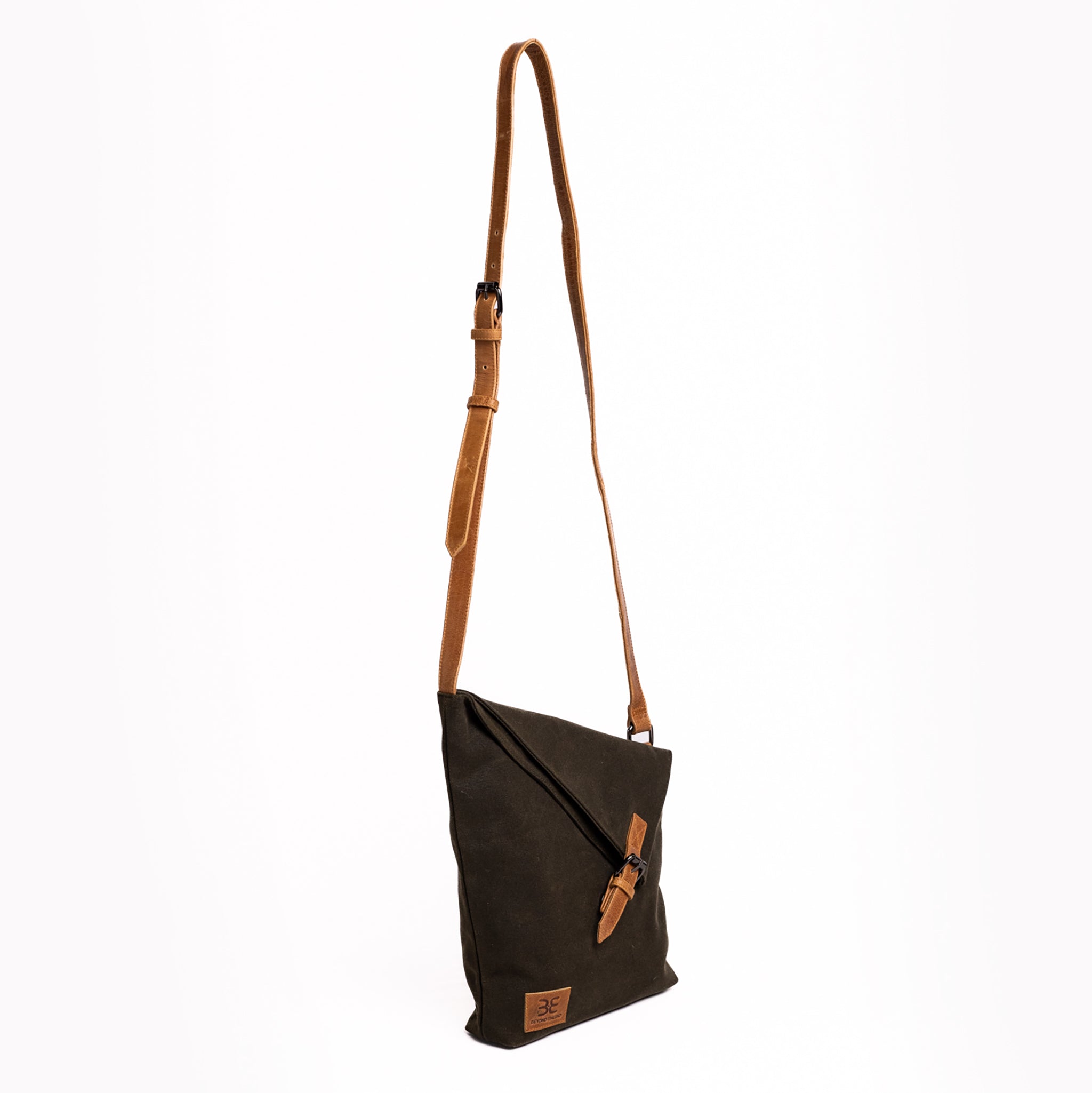 Aspen Canvas Crossbody Bag - Forest