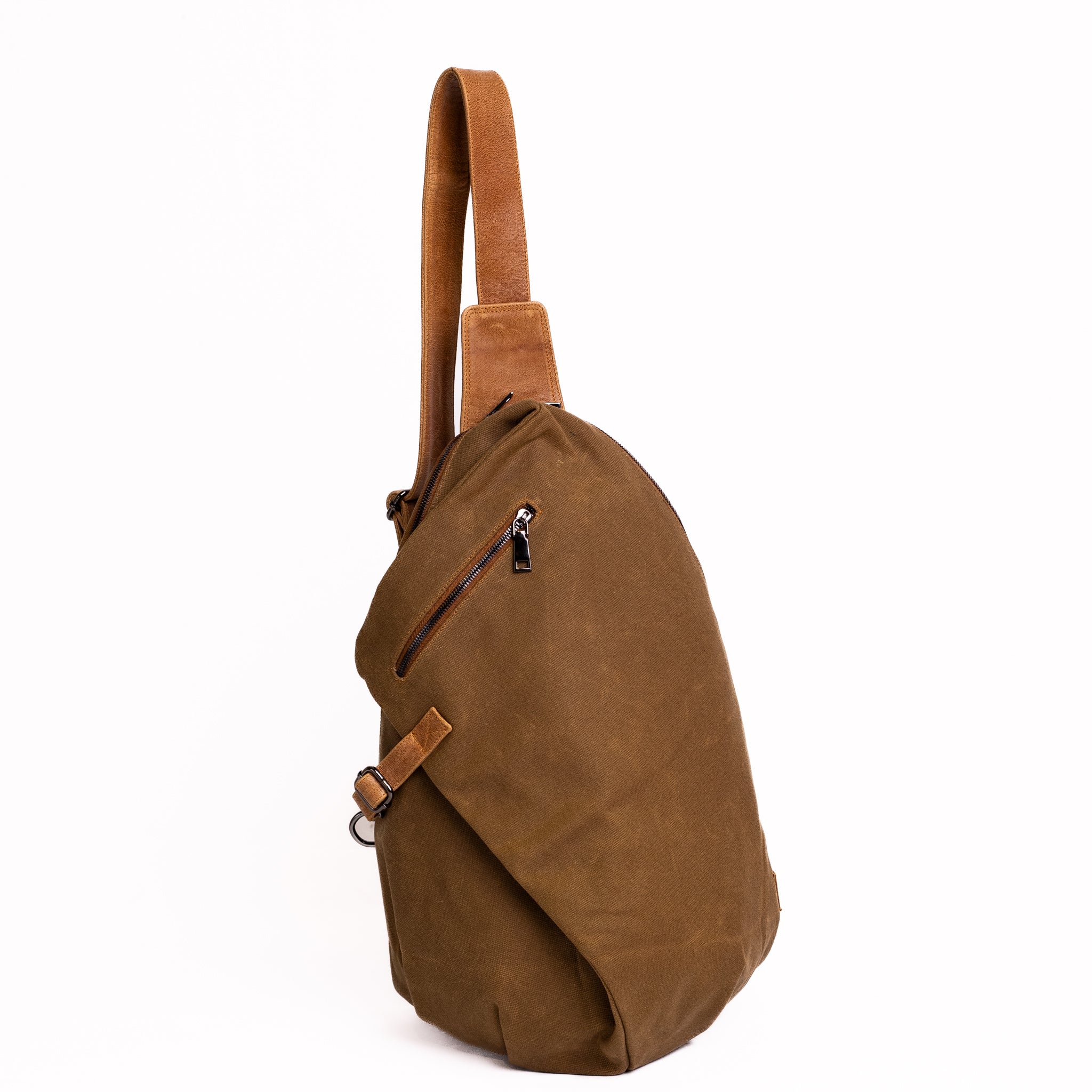 Parker Canvas Sling Bag - Earth