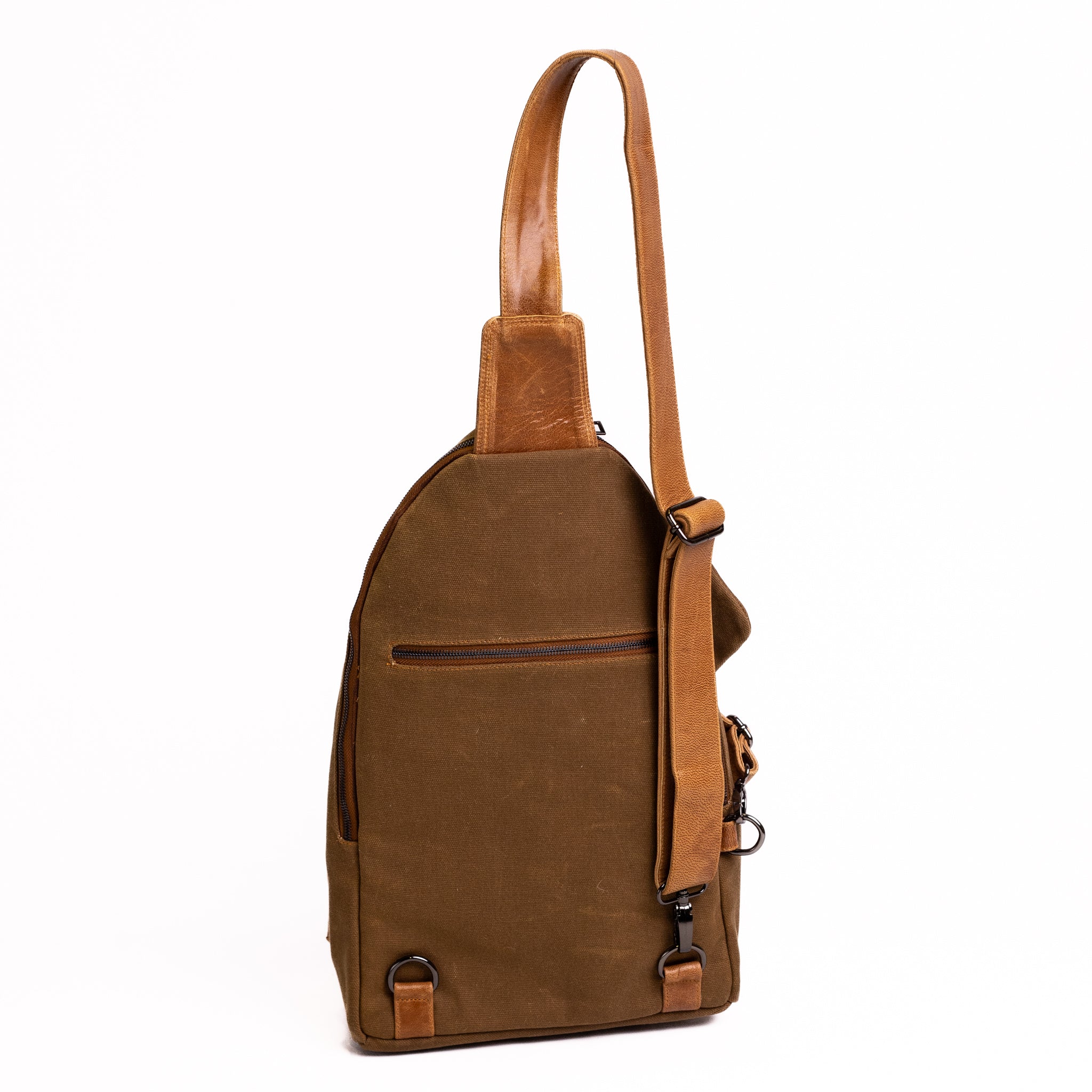 Parker Canvas Sling Bag - Earth