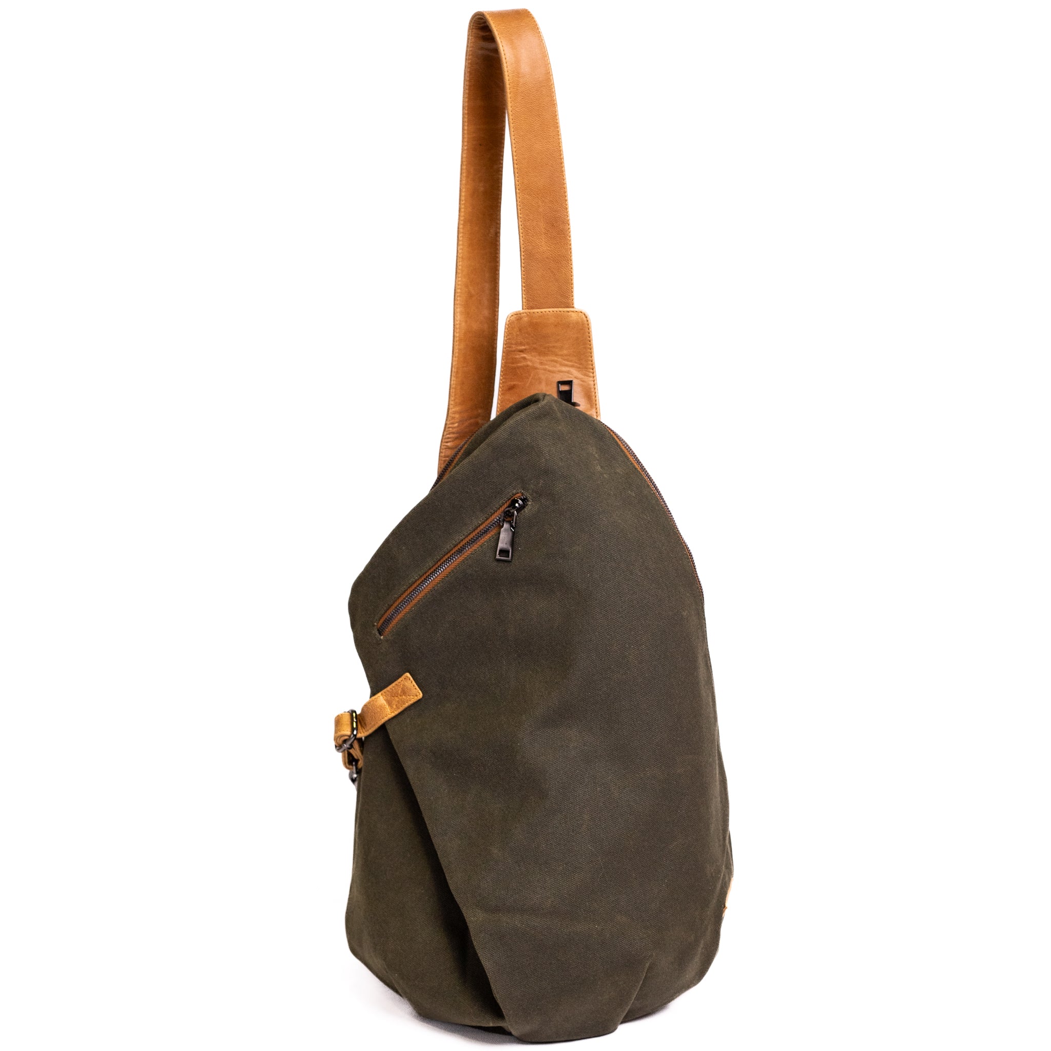 Parker Canvas Sling Bag - Forest