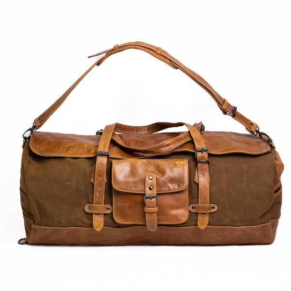 London Weekender Canvas Bag - Earth