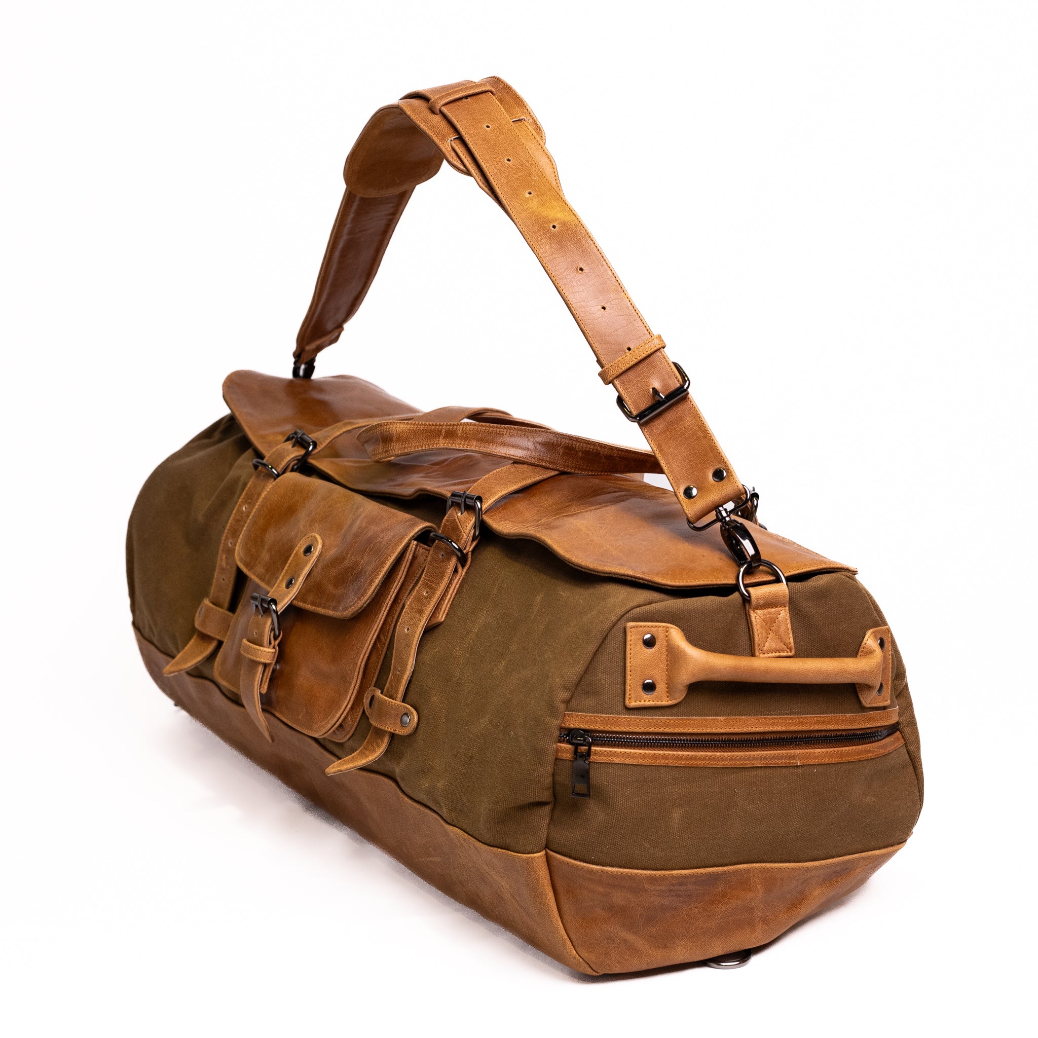 London Weekender Canvas Bag - Earth