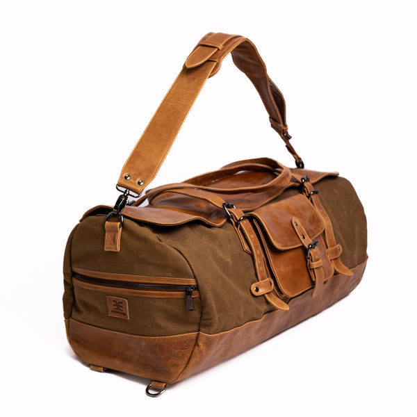 London Weekender Canvas Bag - Earth