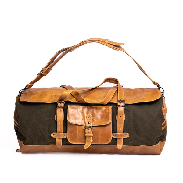 London Weekender Canvas Bag - Forest