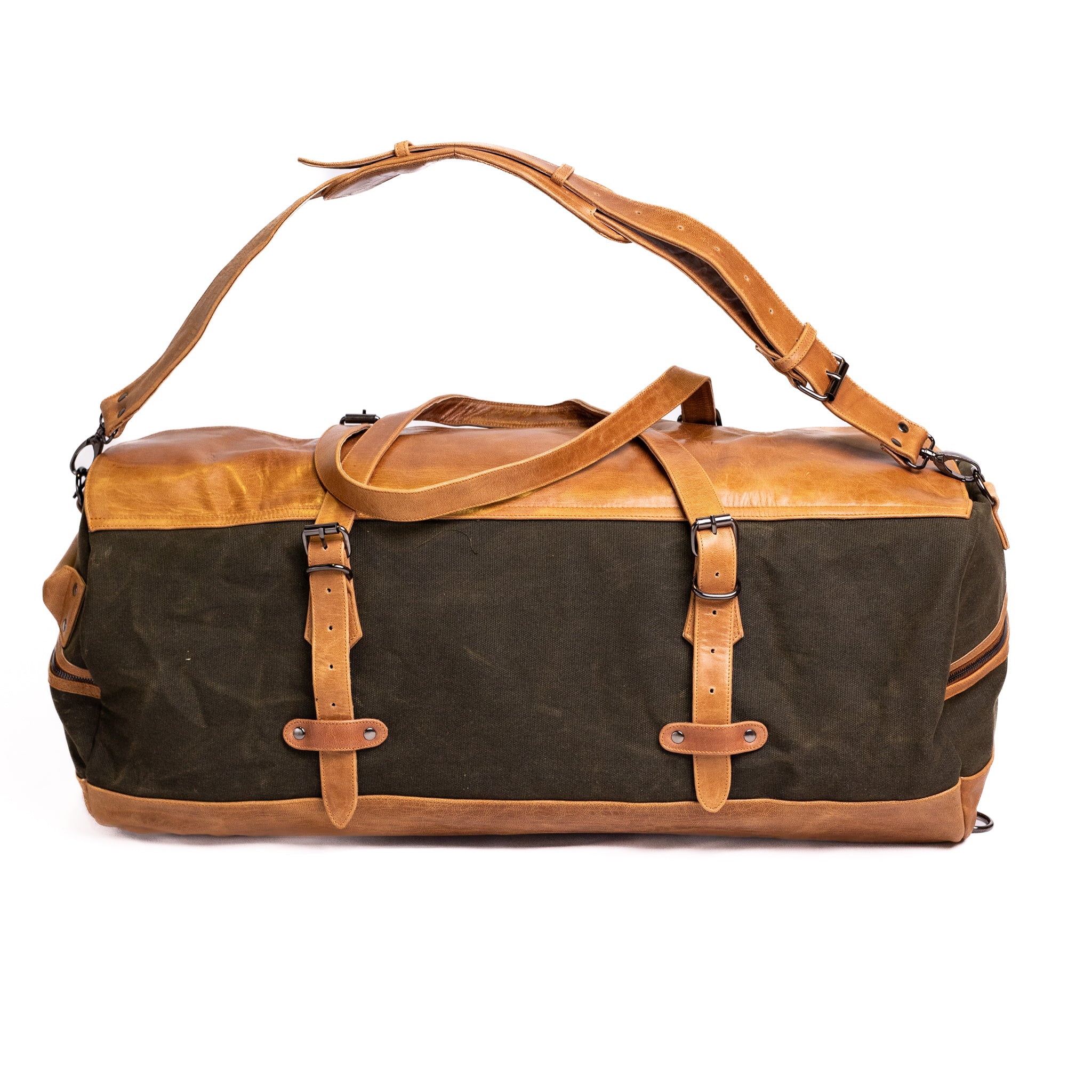 London Weekender Canvas Bag - Forest