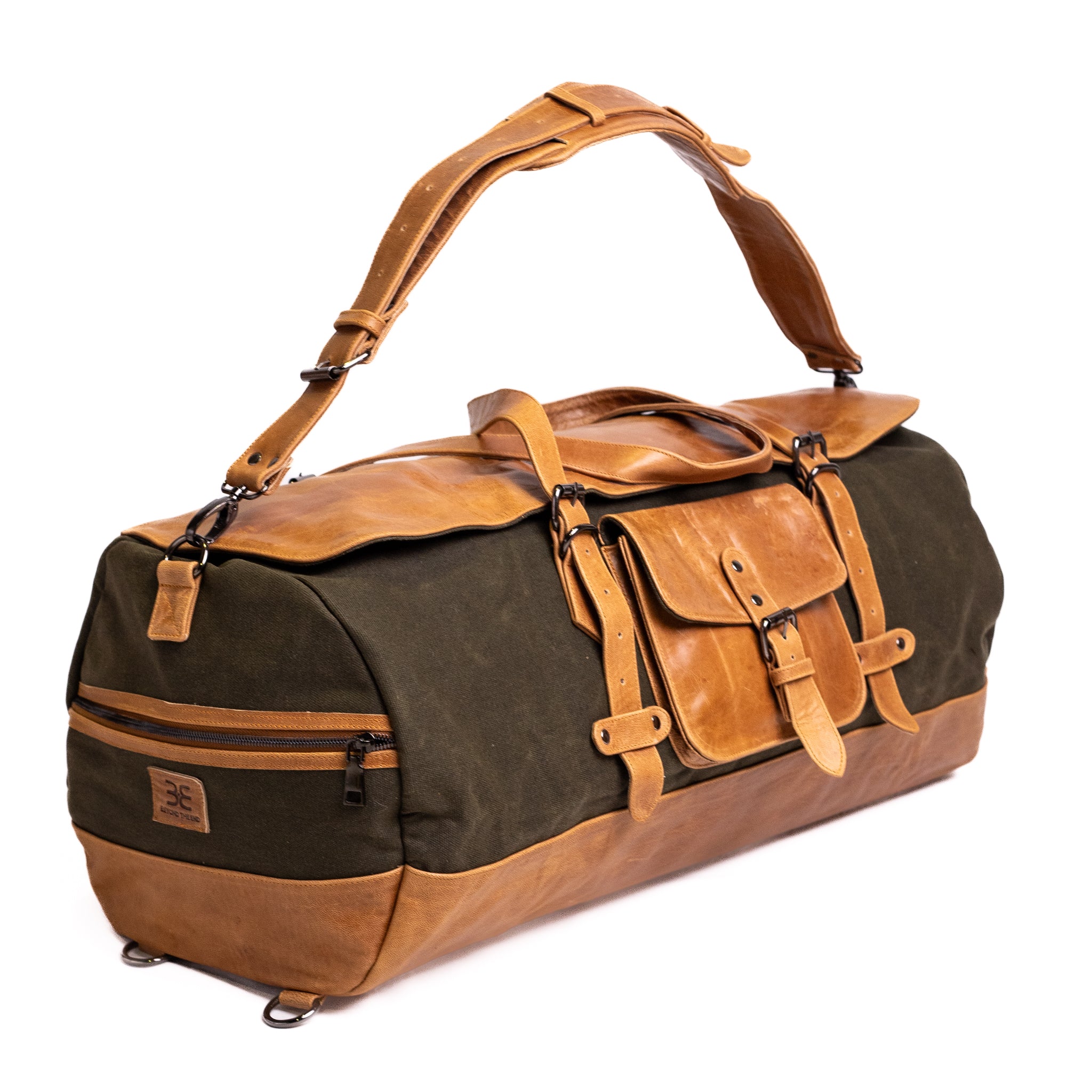 London Weekender Canvas Bag - Forest