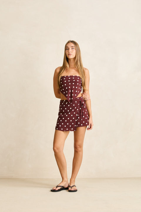 RHYTHM Dotti Mini Skirt