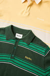 RHYTHM Langer Ss Polo Beer Bottle Green