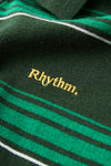 RHYTHM Langer Ss Polo Beer Bottle Green