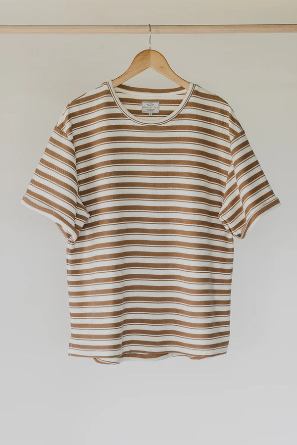 OTTWAY Striped Textured T-Shirt