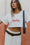 OTTWAY Lucky Cropped T-Shirt