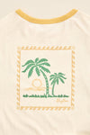 RHYTHM Sunset Palm Ringer Tee