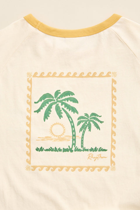 RHYTHM Sunset Palm Ringer Tee