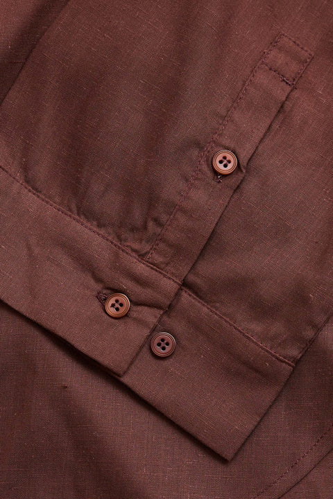 RHYTHM Pia Oversized Shirt Chocolate
