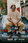 OTTWAY Striped Textured T-Shirt