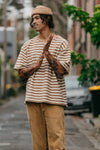 OTTWAY Striped Textured T-Shirt