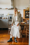 OTTWAY Klara Beige Maxi Skirt