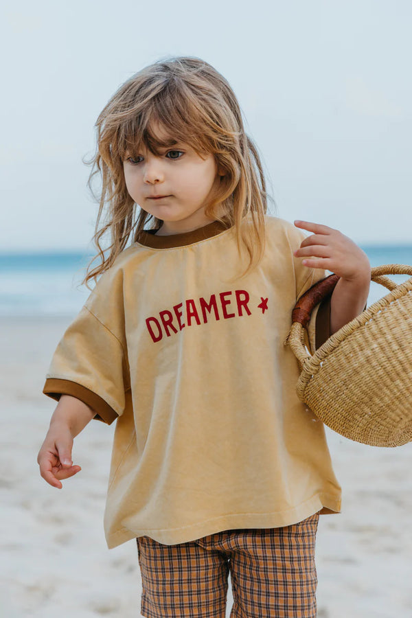 OTTWAY Dreamer Soft Mustard T-Shirt - Kids