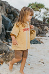 OTTWAY Nomad Brown Checked Shorts - Kids