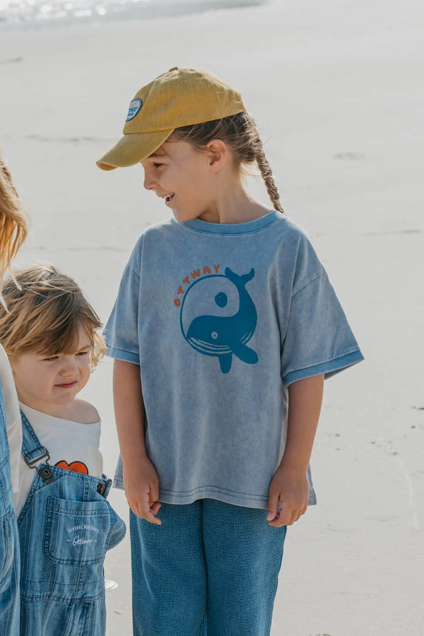 OTTWAY Ocean Pals Washed Blue T-Shirt - Kids