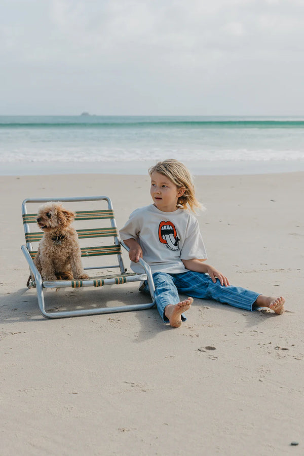 OTTWAY Lazy Waves Off-White T-Shirt - Kids