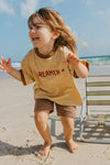 OTTWAY Nomad Brown Checked Shorts - Kids
