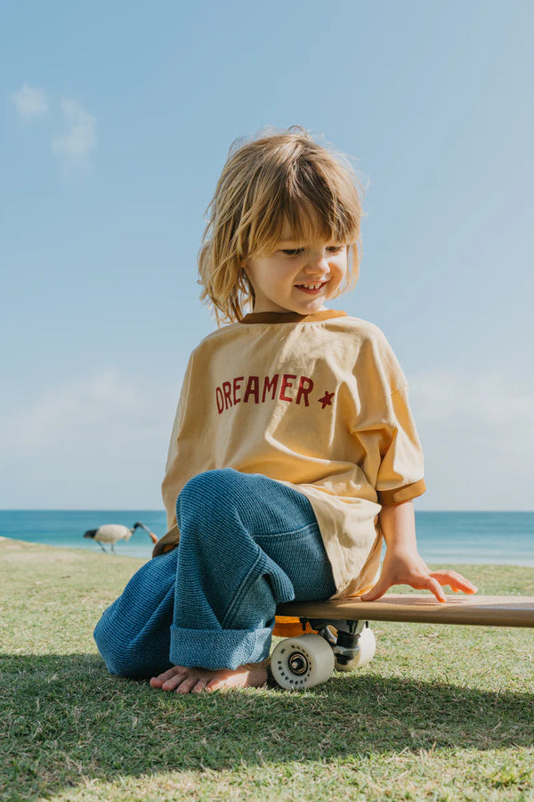 OTTWAY Dreamer Soft Mustard T-Shirt - Kids