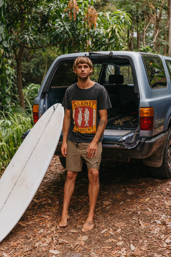 OTTWAY Highlife - Washed Green Boardshorts