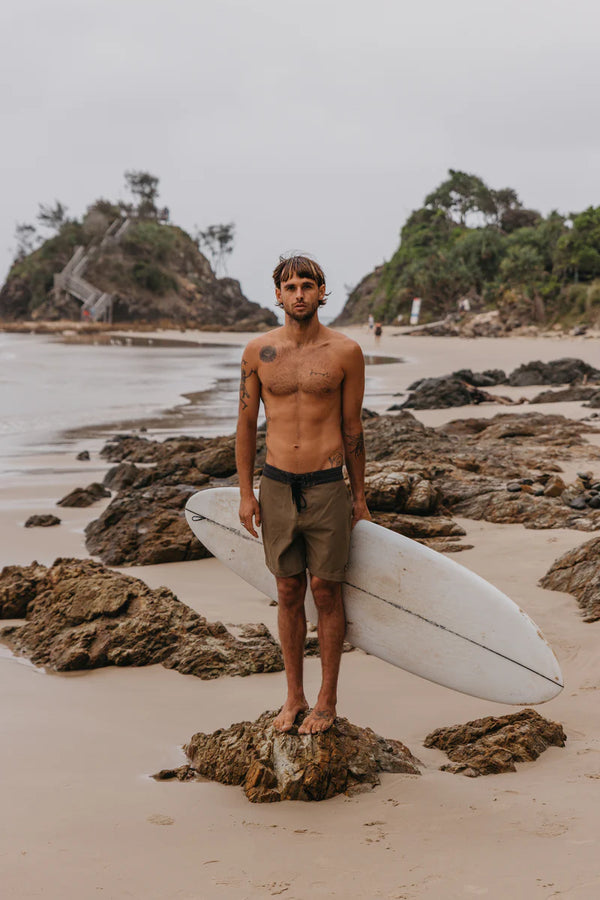 OTTWAY Highlife - Washed Green Boardshorts