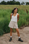 OTTWAY Lana Checkered Shorts